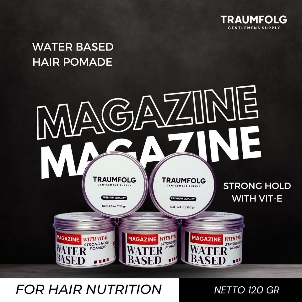 POMADE WATERBASED TRAUMFOLG MAGAZINE WITH VIT-E