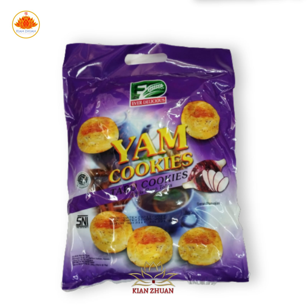 Ever Delicious Cookies Kukis Kacang,Talas, Polong,Keju,Cokelat ±350gr