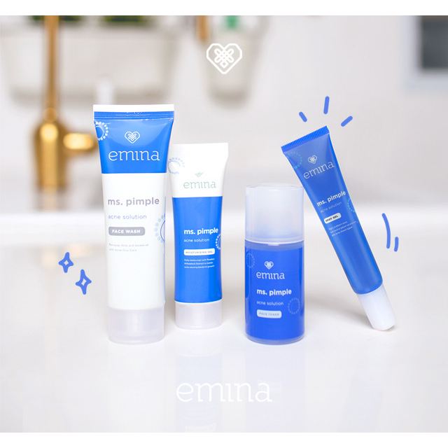 EMINA Facail Wash | Moisturizer | Toner | Micellar Water | Serum | Acne Spot Gel