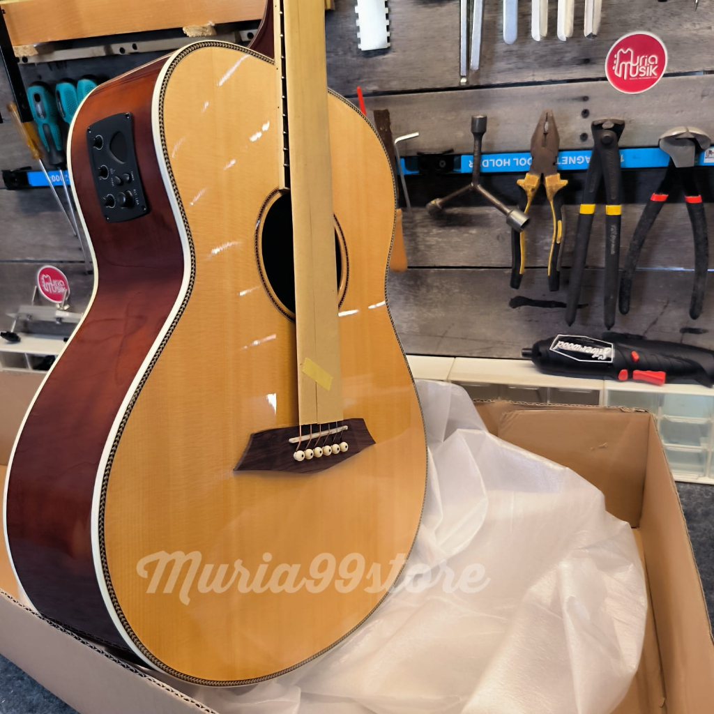 Gitar Dame Concert original akustik elektrik