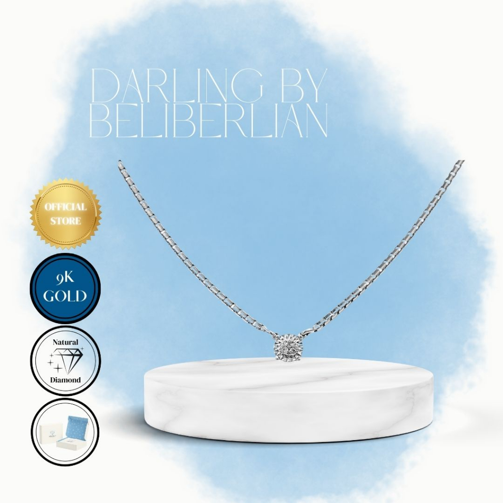 Hope Diamond Necklace - Kalung Berlian Asli Eropa