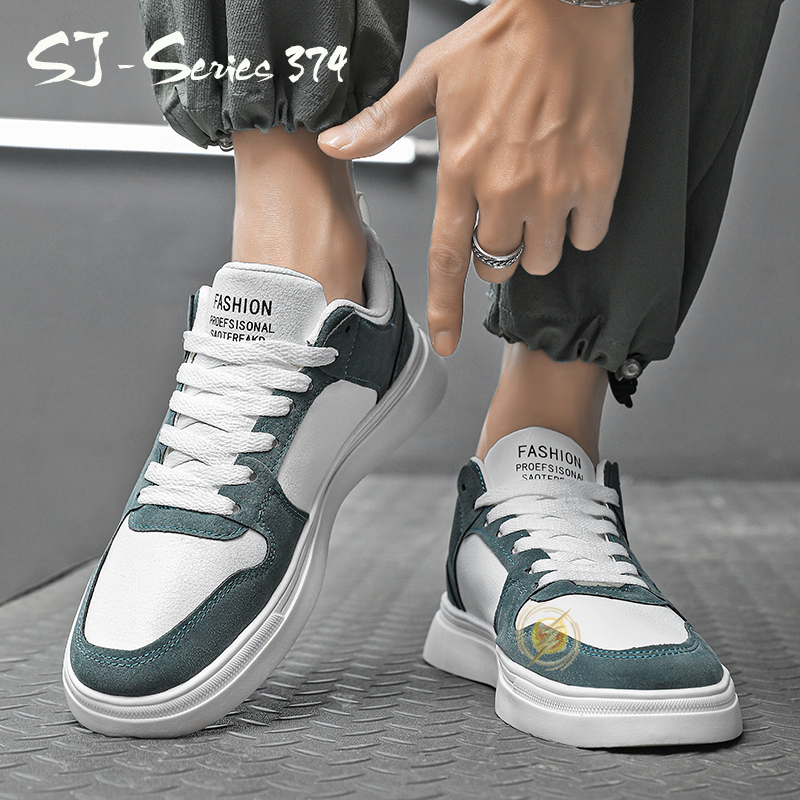 [JWALK] Sepatu Sneakers Pria Casual Santai Buat Nongkrong atau OOTD Cakep Kualitas Import Premium -374