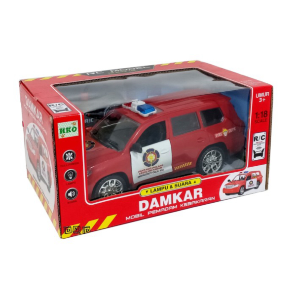 

Dijual Mainan Anak Remote Control RC Mobil SUV Pemadam Kebakanan Damkar 1:18 Berkualitas