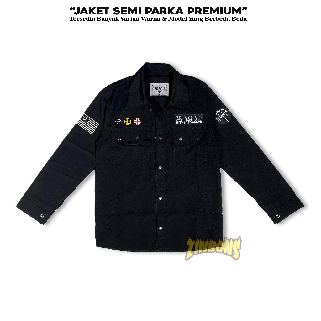 Jaket Semi Parka - Trucker Patch Jaket Patch Best Quality