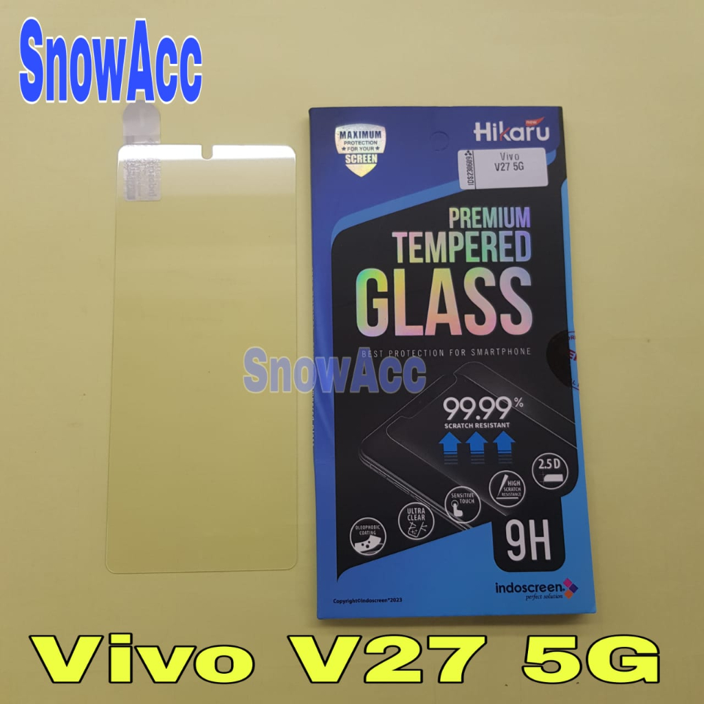 Hikaru Tempered Glass Vivo V27 5G Anti Gores Kaca Vivo V27 5G