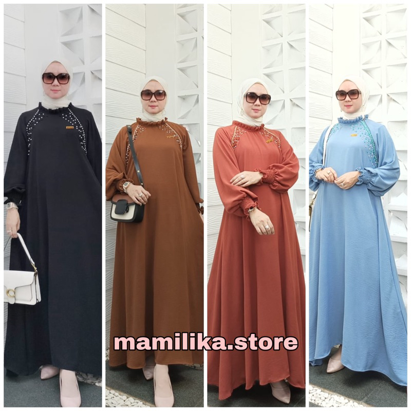 ADREENA DRESS | GAMIS PAYET CRINCKEL AIRFLOW