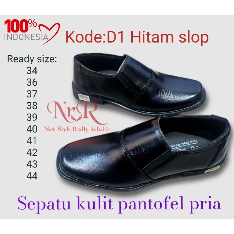 Sepatu Pantofel Pria Pantofel Hitam Pria Sepatu Pantofel Pria Sepatu Kulit Kerja Formal Pria Anak anak Remaja Dan Dewasa SEPATU NRR NGANJUK