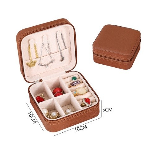 TEMPAT KOTAK MINI PERHIASAN / TRAVEL JEWELRY ANTING KALUNG CINCIN BOX KOTAK PERHIASAN