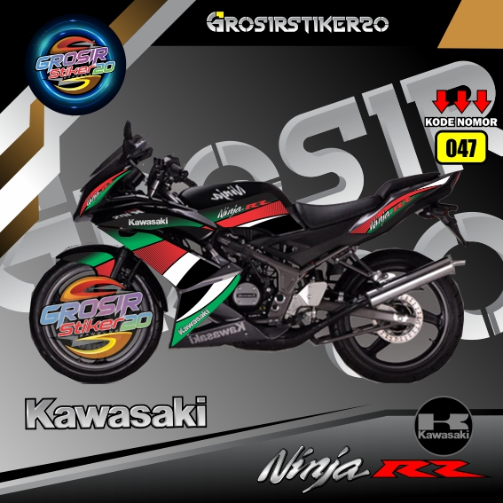 STIKER VARIASI KAWASAKI NINJA RR / STRIPING VARIASI