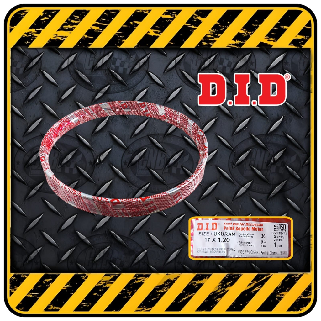 Velg Besi Standart Motor Ring 17 Lebar 120 by DID DAIDO ( Chrome )