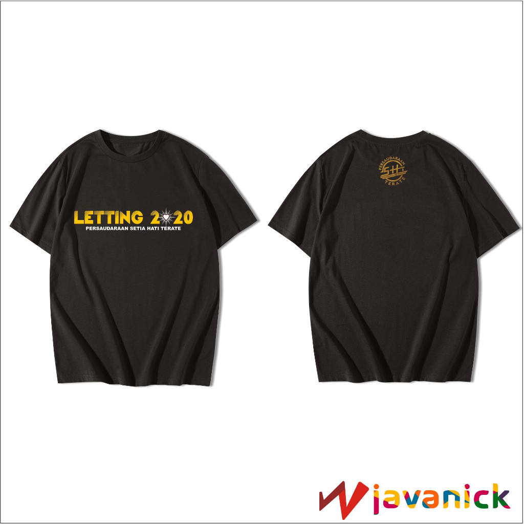 Kaos Psht Terate Letting 2020 Keren Lengan Pendek Cotton Combed 24s