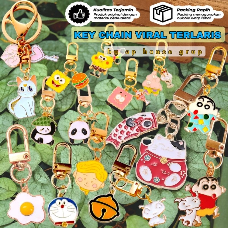 [KEY CHAIN] GANTUNGAN KUNCI KARAKTER LUCU PART 1