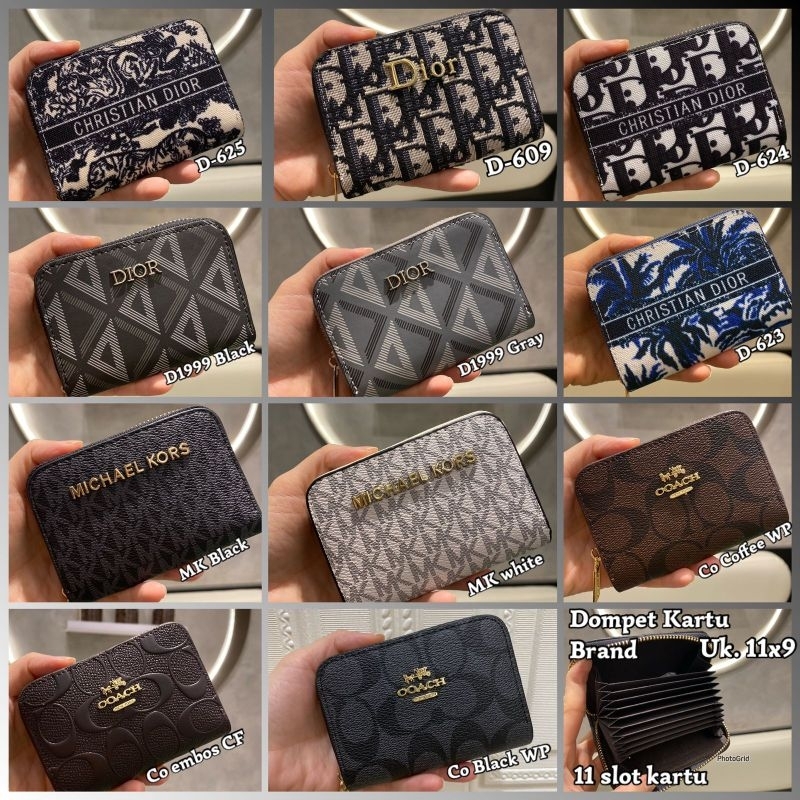 Dompet kartu 20 sekat / dompet kartu kulit / dompet kartu import murah / dompet kartu mini