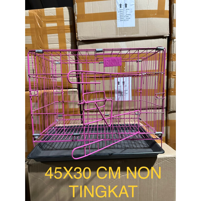 KANDANG KUCING MURAH Tingkat 3 + Roda Size 100×60×45 CM