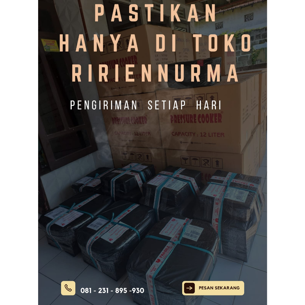 Setrika uap boiler 8 liter+kompor 1 set