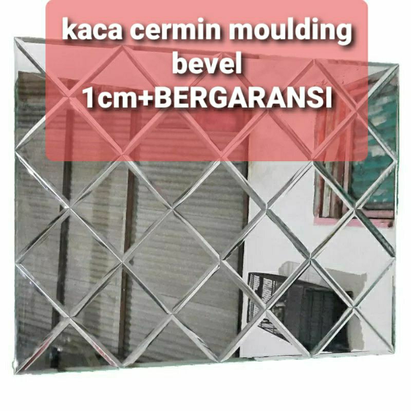 paling murah isi 10 pcs, kaca cermin moulding warna brown / grey ASLI MEREK ASAHI ketebalan 5mm moti