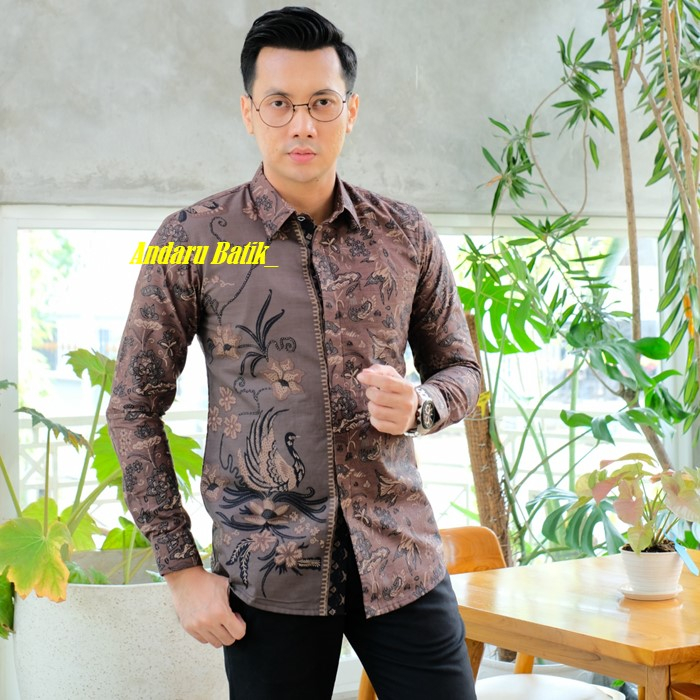 Kemeja Batik Pria Lengan Panjang Full Furing Ero Katun Primisima Halus Anti Luntur