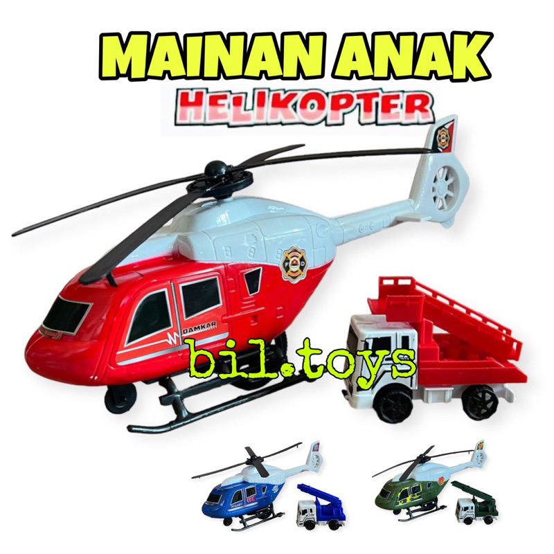 MAINAN ANAK HELIKOPTER DAN MOBIL KEMASAN MIKA MT91