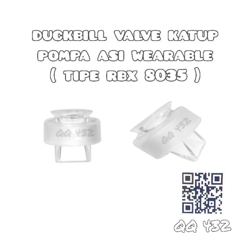 [New Item] Duckbill valve katup silikon tipe RBX8035 suku cadang pompa asi wearable handsfree portabel sondkoo real bubee