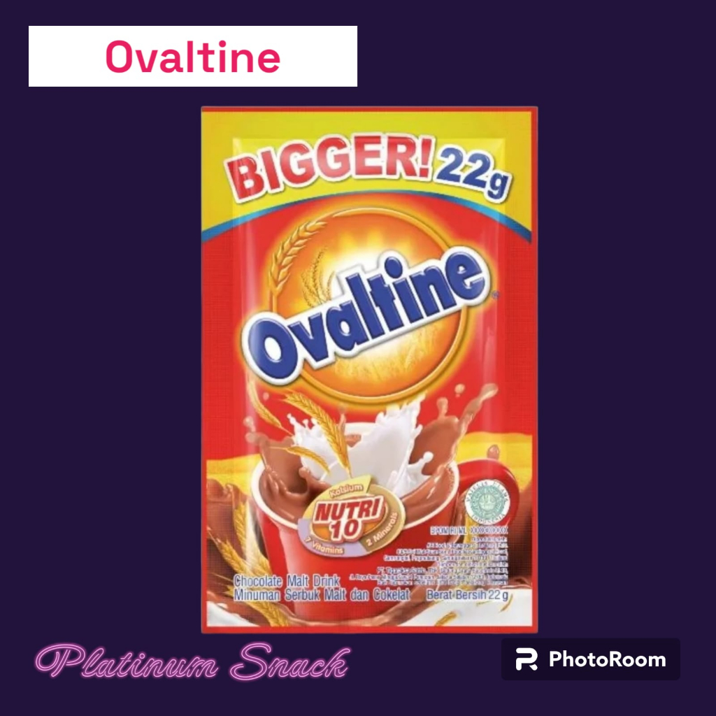 Ovaltine Drink Sachet BIGGER | Isi 10 Bks @ 22 Gr