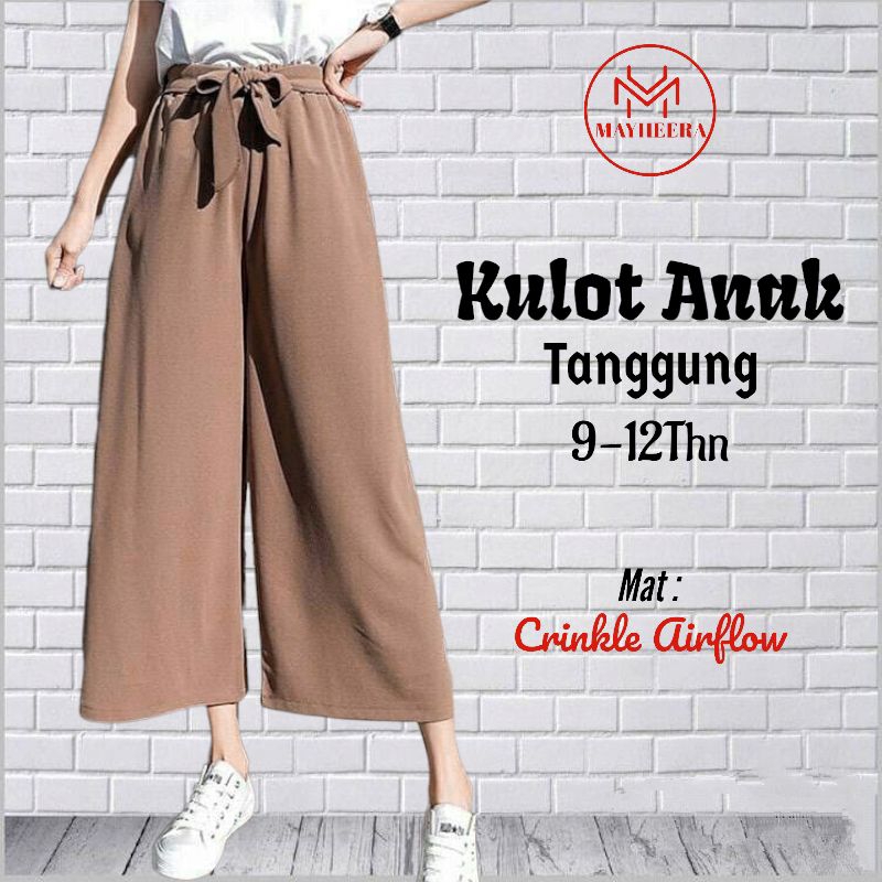 CELANA KULOT ANAK TANGGUNG 9-12 TAHUN / CELANA KULOT ANAK PEREMPUAN / KULOT ANAK TANGGUNG / CELANA K