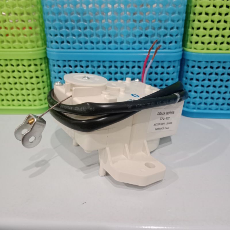 motor drain mesin cuci aqua sanyo bukaan atas