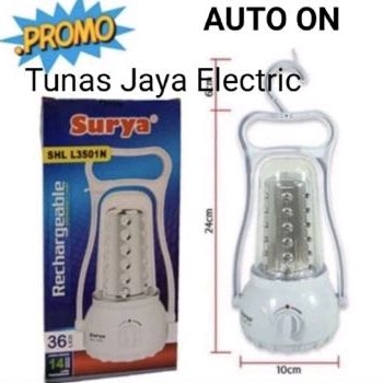 Lampu Emergency Lentera SHL-L3501N SURYA (AUTO ON)