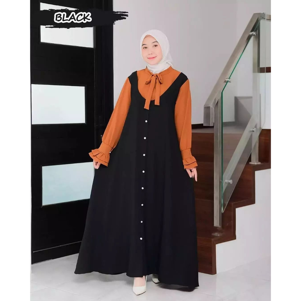 GAMIS WANITA SYAENA MAXY JPN BAHAN CRINKLE LD 100 - 120 cm PB 145 GAMIS CRINKLE AIRFLOW / GAMIS WANITA TERBARU 2023 KEKINIAN / MAXY DRESS WANITA JUMBO / DRESS WANITA FASHION MUSLIM