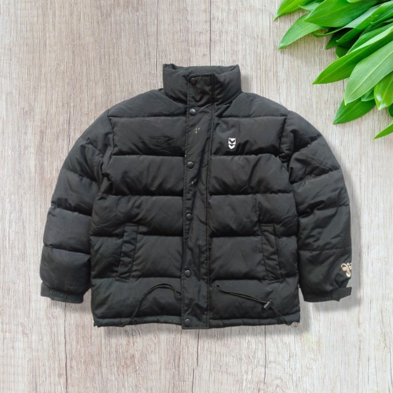 Jaket Bulang Gelembung Puffer Bulu Angsa Tebal Hummel Second Original