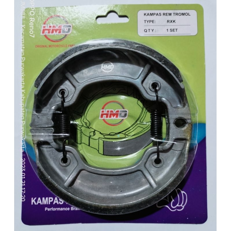 KAMPAS REM BELAKANG TROMOL HMD / OTOMAXX MOTOR RX KING NEW / mio / vixion / vega zr / byson / miom3