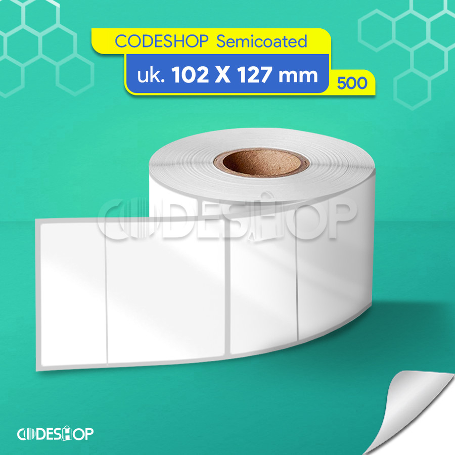 

Codeshop Label Semicoated 102x127 mm 1 Line 500 Pcs Stiker