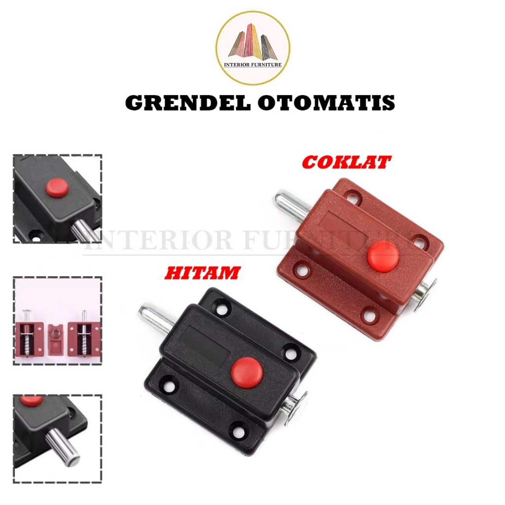 Grendel Tekan / Grendel Otomatis Slot Pintu Otomatis