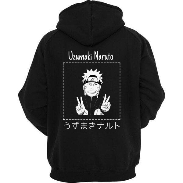Hoodie Jumper Anime Naruto Uzumaki - Hoodie Animasi Naruto - Naruto