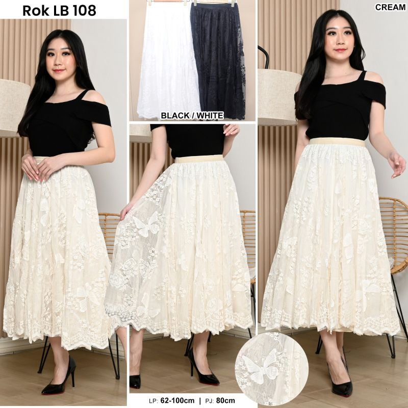 ROK PANJANG BROKAT IMPORT