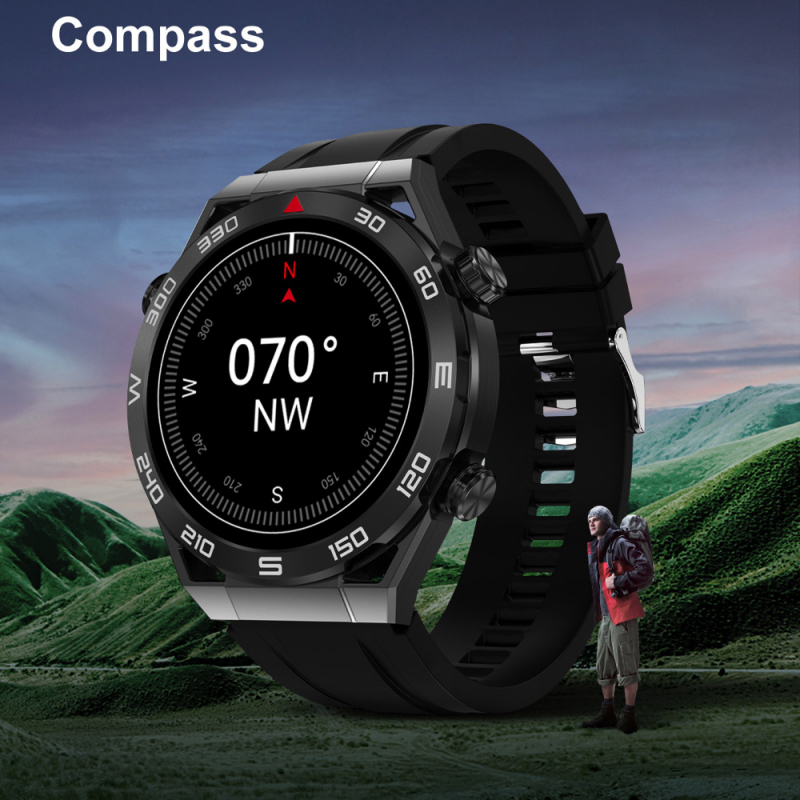 GARANSI✅DT UltraMate Smart Watch Men DTNO.1 SERIES WEAR PRO Wristwatch Bluetooth Call Compass GPS Route Tracking NFC ECG 100+ Sports Mode Smartwatch