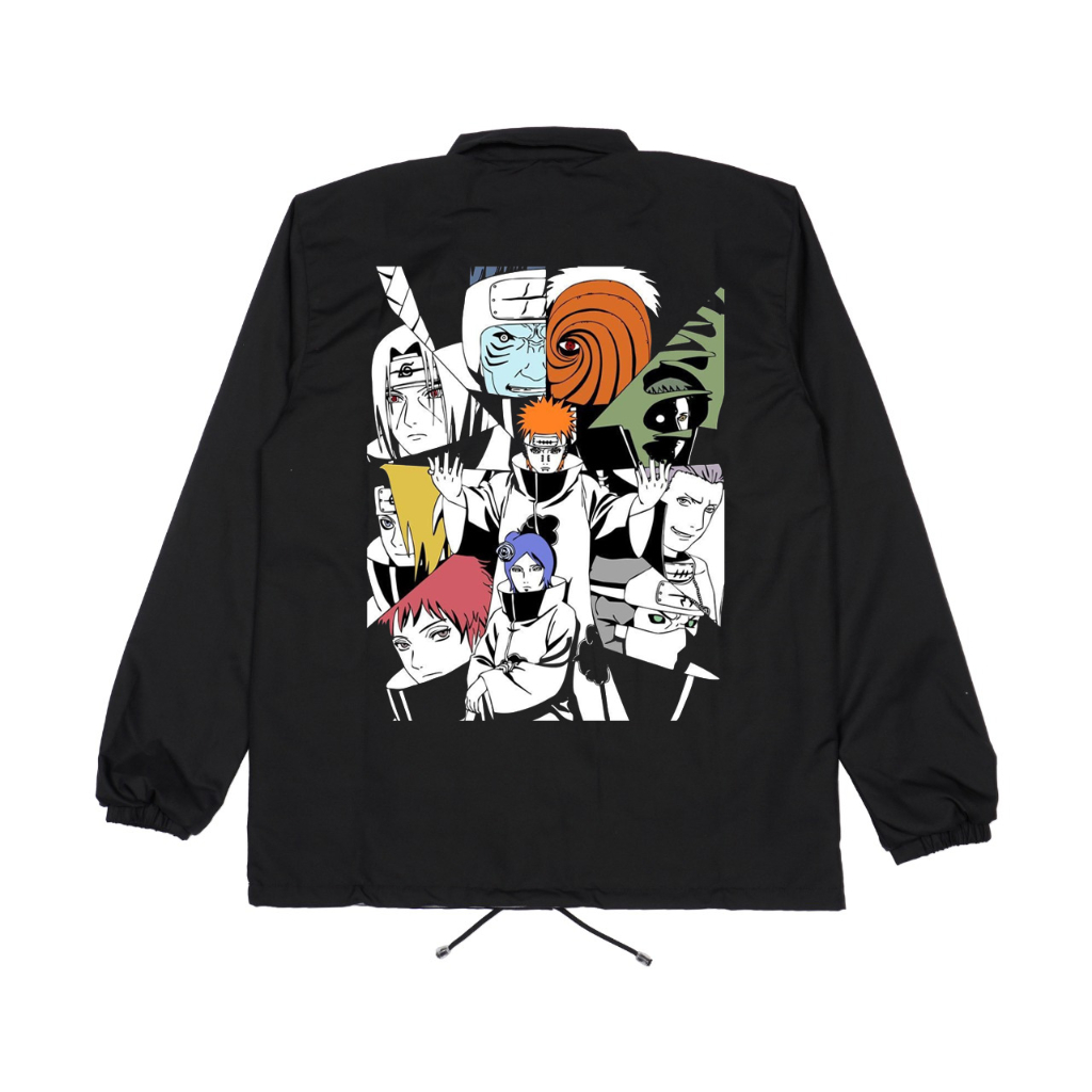 Coach Jaket Anime Naruto Akatsuki - Jaket Anime Naruto