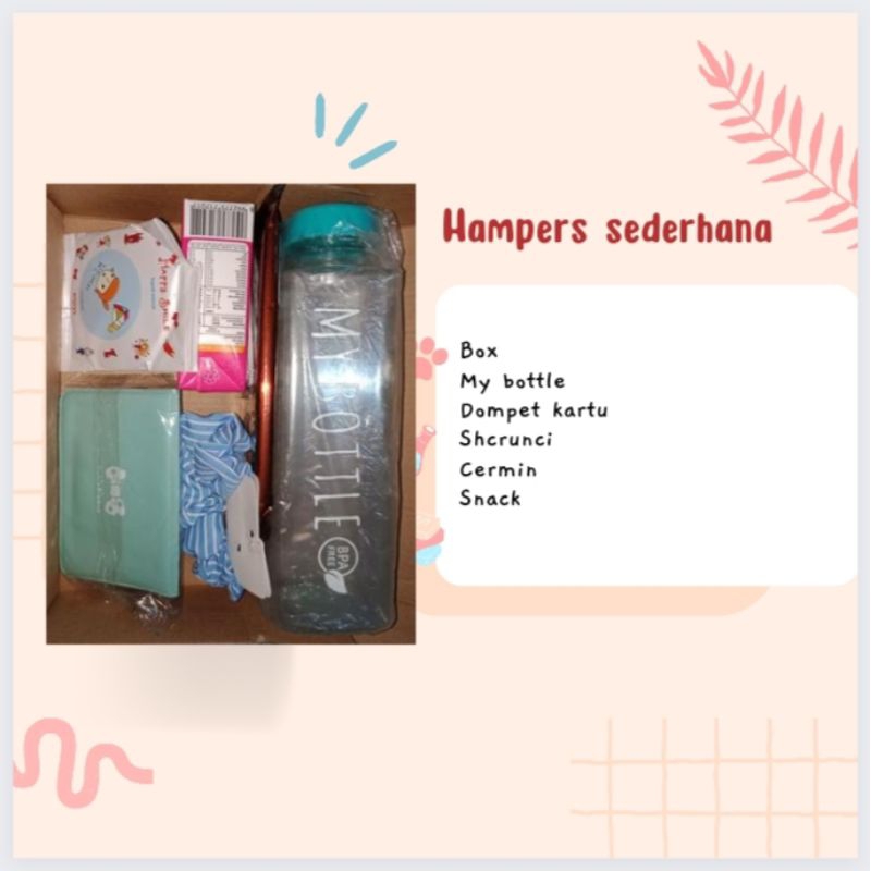 

Hampers aesthetic/Hampers sederhana/Hampers murah