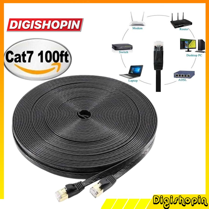 Kabel LAN 30M Kabel RJ45 Gigabit Ethernet Cat6 Cat5e 10 - 30 M / Kabel RJ45 30 Meter / Kabel Lan 10 