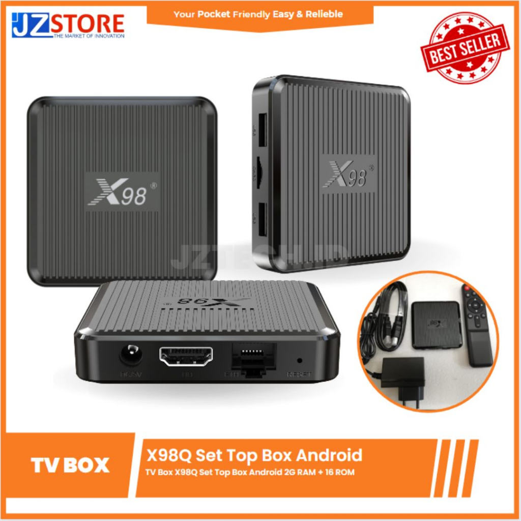 TV Box X98Q Set Top Box Android 2G RAM + 16 ROM
