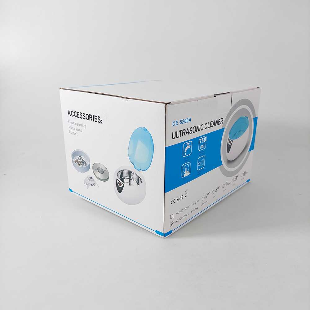 Pembersih Ultrasonik Perhiasan Jam Digital Deep Clean Ultrasonic Cleaner 750ml