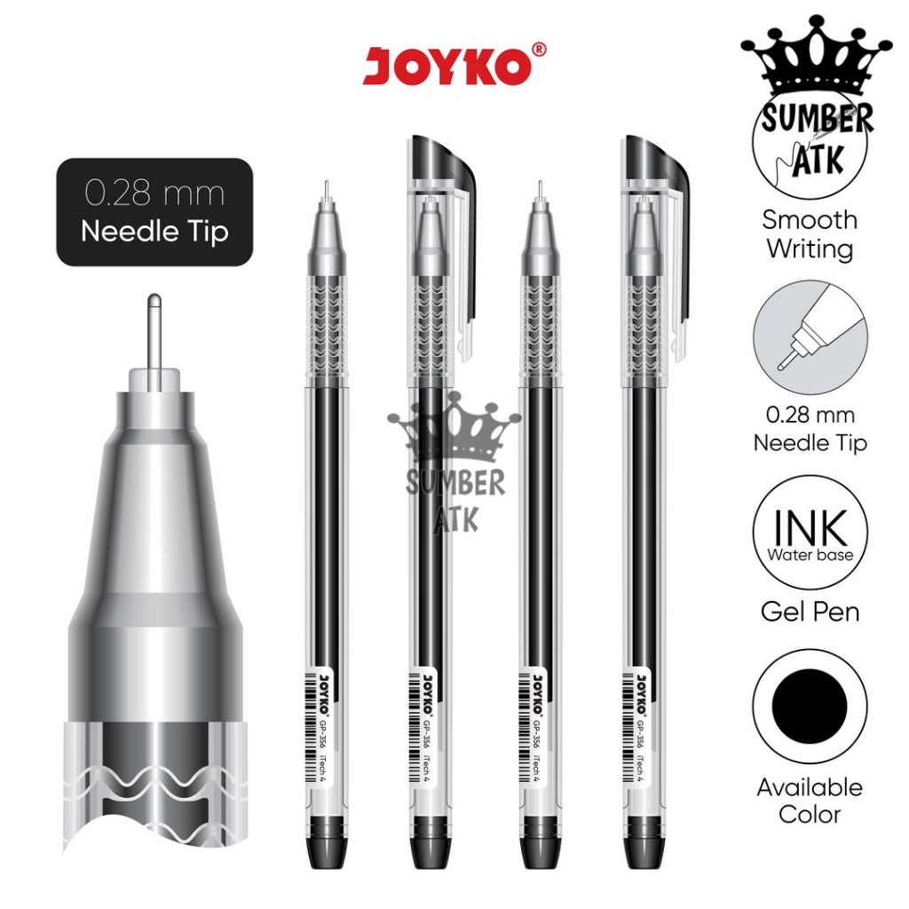 

Gel Pen Pulpen Pena Joyko GP-356 iTech 4 0.28 mm