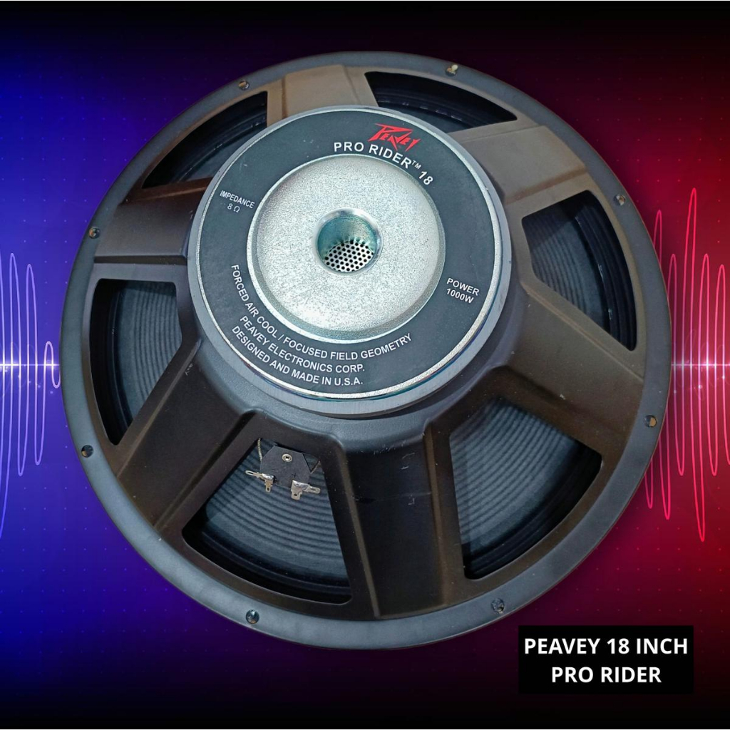 Speaker Peavey 18 Inch Pro Rider ProRider Made In USA (Pilih Warna)