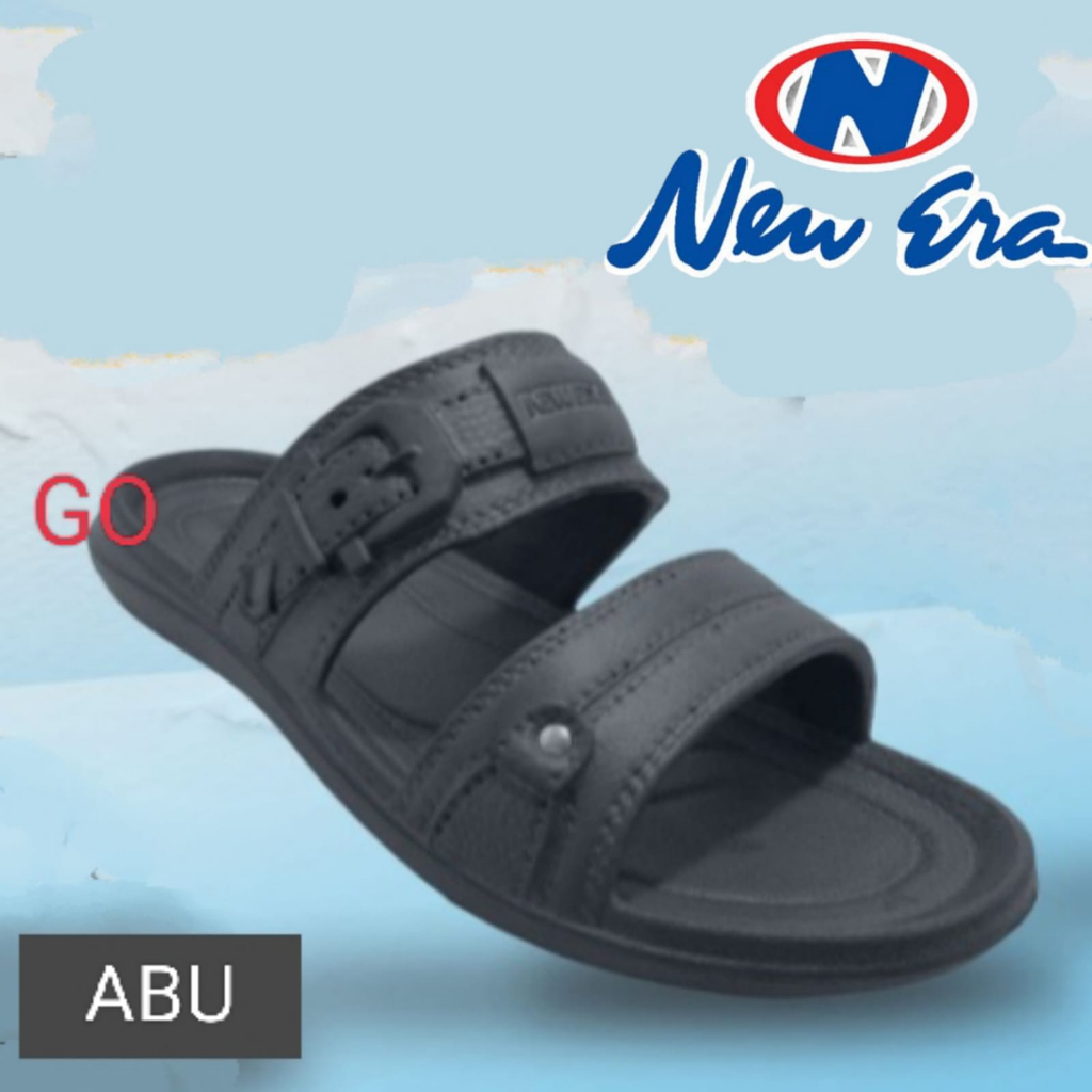 gos NEW ERA MB E 7032 Sandal Slop Karet Sandal Slop Pria Kekinian Sandal Pria Casual Sandal Slide 39-43