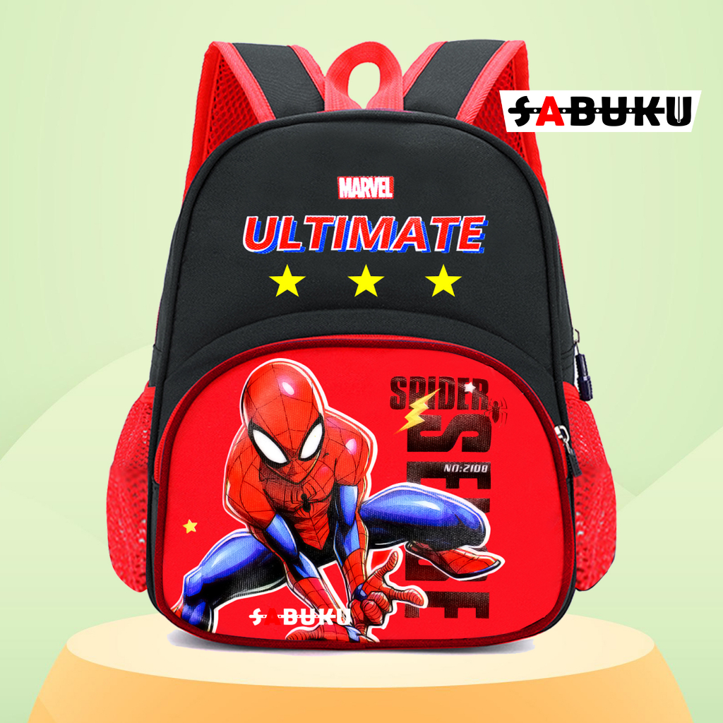 [S&amp;K]Tas Ransel Anak Paud/TK Backpack Karakter Marvel Tas Punggung Anak Lucu - SK1012