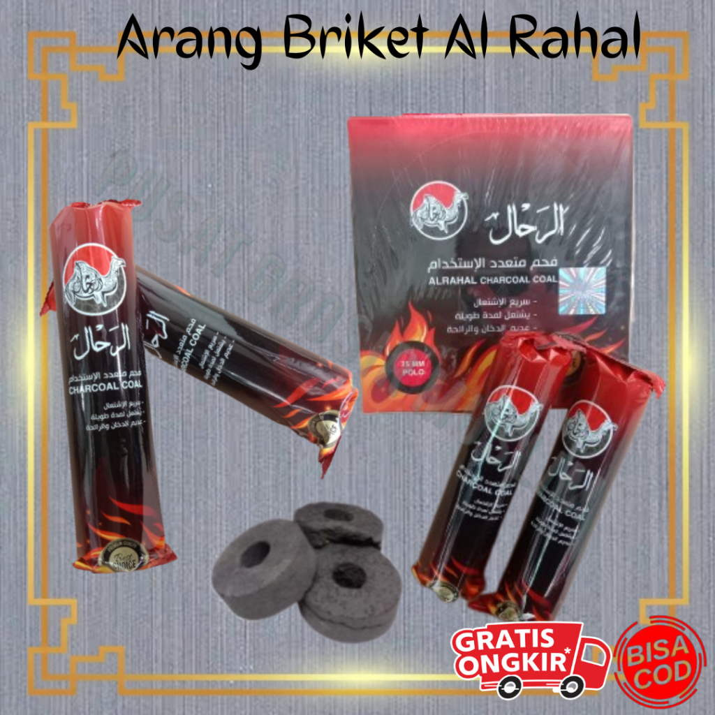 Grosir 8 Roll Arang Briket Lava Magic Arang Magic ARANG SUPER (Briket)