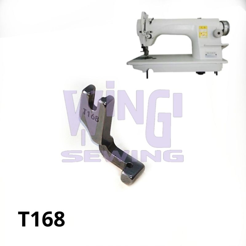 T168 Sepatu Seleting Terbenam Resleting Besi T168 Mesin Jahit Industri