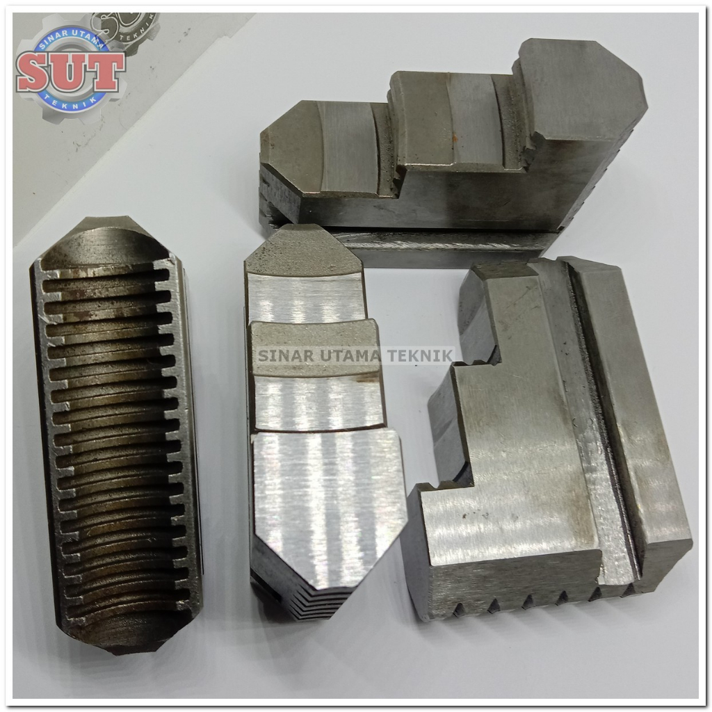 HArd Jaw Chuck Bubut 10' 4Jaw Hardjaw bubut Chuck Jaw Claw 10" Jaw 10