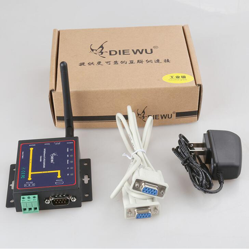 DIEWU WiFi &amp; Ethernet RJ45 To RS232 &amp; RS485 WIFI Serial Device Server Converter Module support TCP/UDP/IP P2P