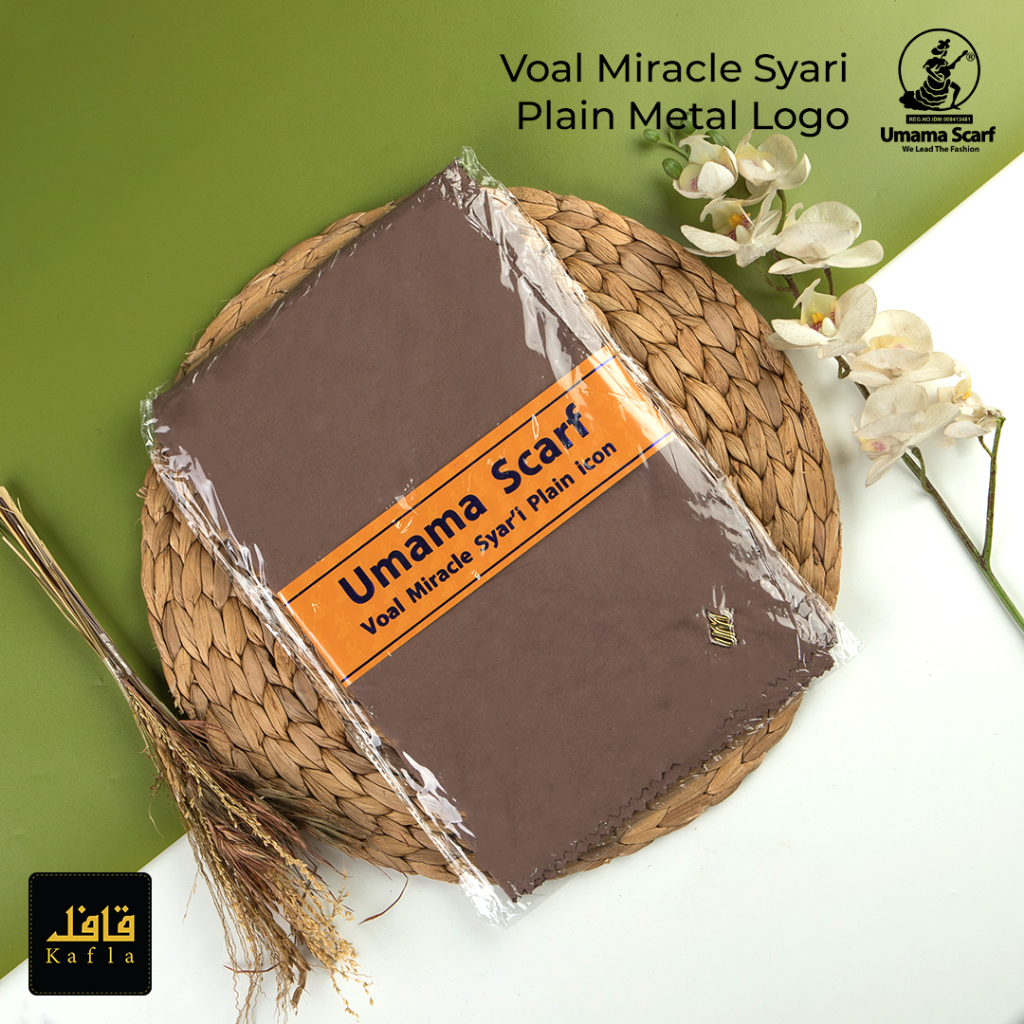 Hijab/kerudung Polos Voal Miracle SYARI LC Metal Logo Original Umama Scarf PART 2