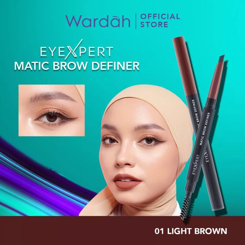 Wardah Eyexpert Matic Brow Definer 0.25g | Pensil Alis